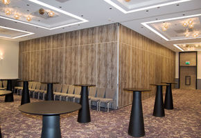 Розсувні перегородки в проекті Компанія UALCOM взяла участь в оформленні конференц-залу готелю Radisson Blu.