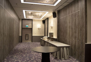 Розсувні перегородки в проекті Компанія UALCOM взяла участь в оформленні конференц-залу готелю Radisson Blu.